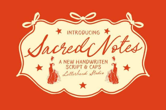 Sacred Notes Duo Font